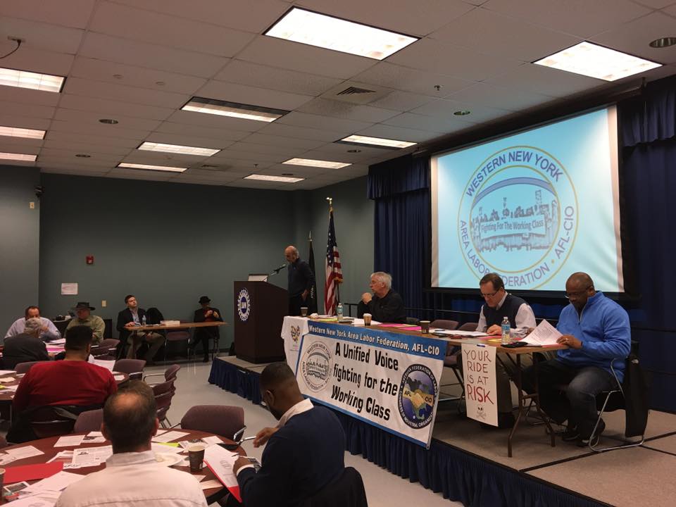 The 2017 WNY Area Labor Federation Annual Meeting: Further Progressing Labor’s Agenda To Benefit Working People By “Uniting A New Majority” & “Splitting The Enemy”